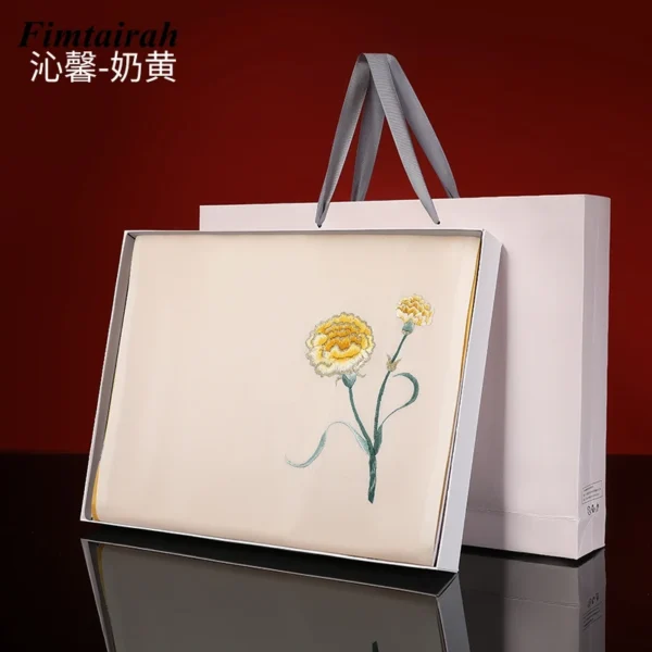 Premium Suzhou Embroidery Silk Shawl Women