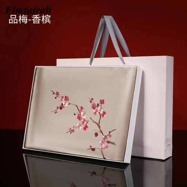 Premium Suzhou Embroidery Silk Shawl Women