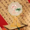 Bamboo Silk Suzhou Embroidery Hanfu Folding Fan