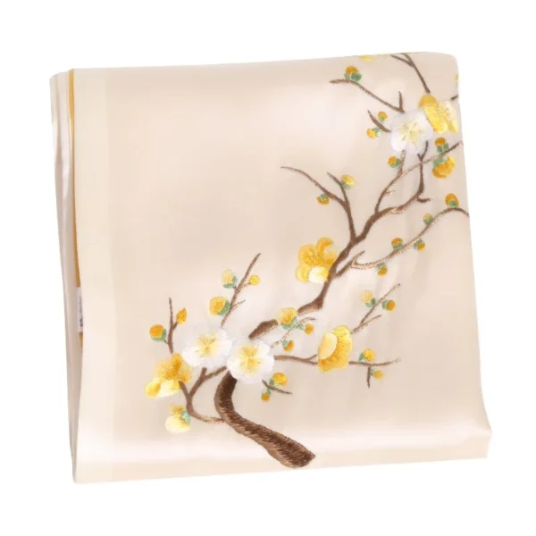 16MM Mulberry Silk Suzhou Embroidery Women's Scarf
